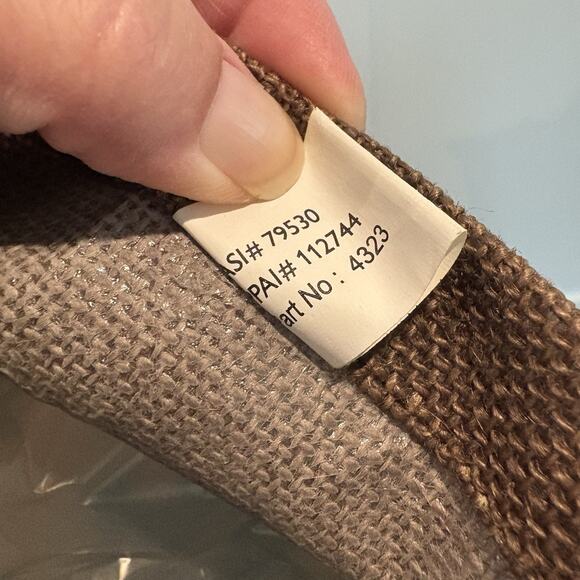 Vintage Feed Sack Tote Purse Handbag Handmade Quilted Upcycled Hook Loop Close - Picture 7 of 16